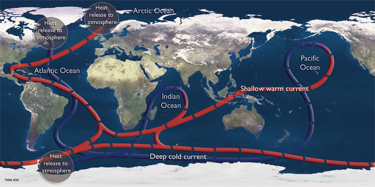 ocean currents in canada. The current then becomes near